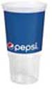 Plastic 32 oz Pepsi Cola Cups w/ Lids 540 per case